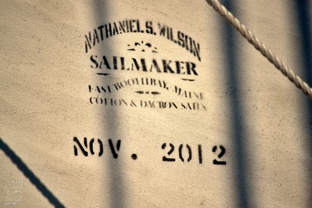 Sail Markings Schooner Adventure Gloucester, Massachusetts